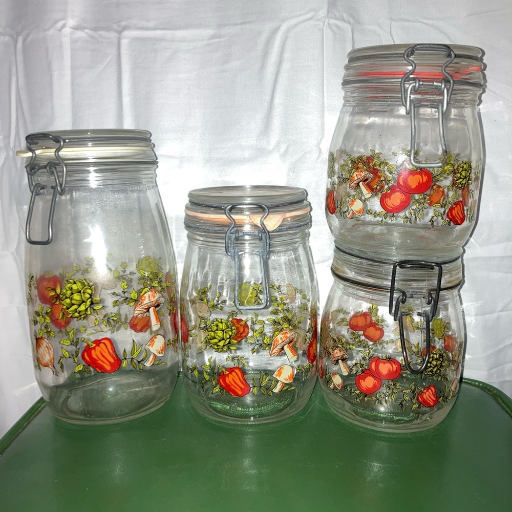 Arc Glass Canisters - Picture 1 of 8
